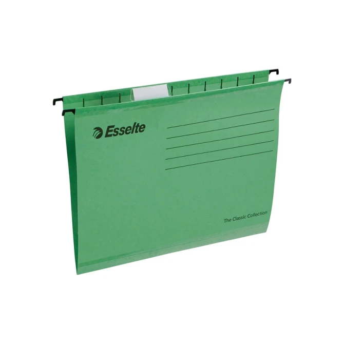 Hangmap Esselte Classic A4 V-bodem 345x240mm groen