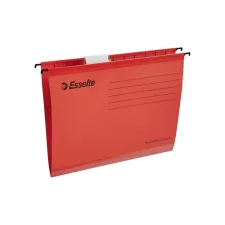 Hangmap Esselte Classic A4 V-bodem 345x240mm rood Hangmap Esselte Classic A4 V-bodem 345x240mm rood