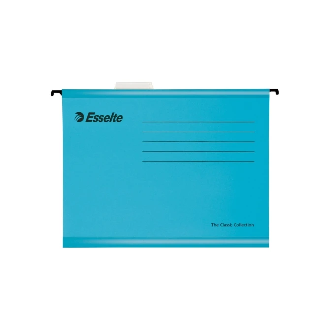 Hangmap Esselte Classic folio V-bodem 382x240mm blauw