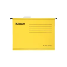 Hangmap Esselte Classic folio V-bodem 382x240mm geel Hangmap Esselte Classic folio V-bodem 382x240mm geel