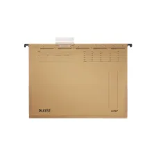 Hangmap Leitz Alpha A4 met balg 348x260mm natuurbruin Hangmap Leitz Alpha A4 met balg 348x260mm natuurbruin