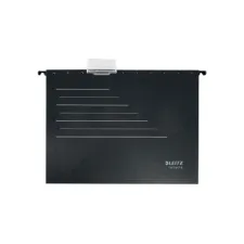 Hangmap Leitz Alpha Recycle A4 verticaal V-bodem zwart Hangmap Leitz Alpha Recycle A4 verticaal V-bodem zwart