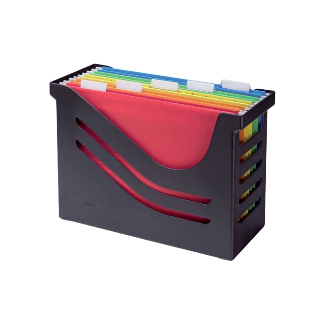 Hangmappenbox Djois Re-Solution + 5 hangmappen zwart