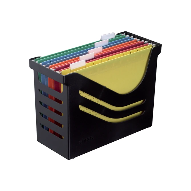 Hangmappenbox Djois Re-Solution + 5 hangmappen zwart