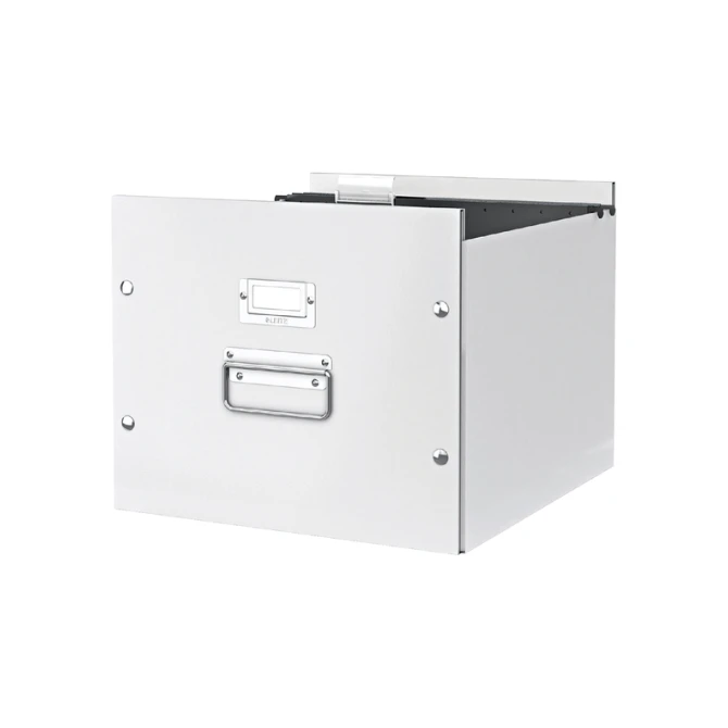 Hangmappenbox Leitz click & store WOW gerecycled karton 357x285x367mm wit
