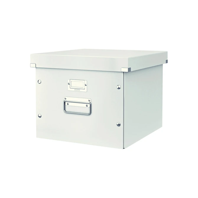 Hangmappenbox Leitz click & store WOW gerecycled karton 357x285x367mm wit