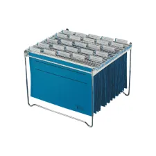 Hangmappenrek Durable t.b.v. 30-40 mappen chroom Hangmappenrek Durable t.b.v. 30-40 mappen chroom
