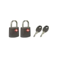 Hangslot Masterlock 2 gelijksluitend ABS cover TSA assorti in willekeurige kleur 30mm 2 stuks