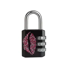 Hangslot Masterlock 3-cijfer combinatie 30mm kus patroon Hangslot Masterlock 3-cijfer combinatie 30mm kus patroon