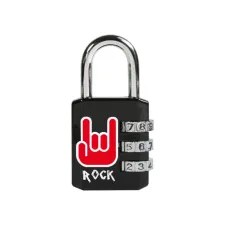 Hangslot Masterlock 3-cijfer combinatie 30mm rock patroon Hangslot Masterlock 3-cijfer combinatie 30mm rock patroon