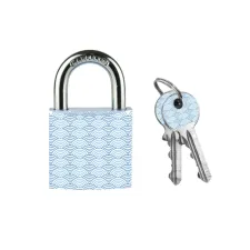 Hangslot Masterlock 30mm golven motief Hangslot Masterlock 30mm golven motief