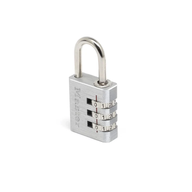 Hangslot MasterLock combinatieslot aluminium 30mm