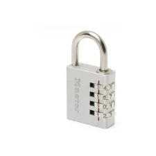 Hangslot MasterLock combinatieslot aluminium 40mm Hangslot MasterLock combinatieslot aluminium 40mm