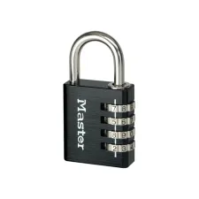 Hangslot MasterLock combinatieslot aluminium + hoofdsleutel 40mm Hangslot MasterLock combinatieslot aluminium + hoofdsleutel 40mm