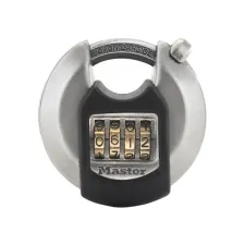 Hangslot MasterLock Excell combinatieslot staal 70mm Hangslot MasterLock Excell combinatieslot staal 70mm
