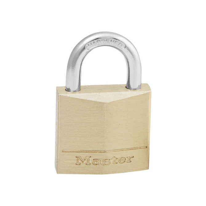 Hangslot MasterLock messing 30mm