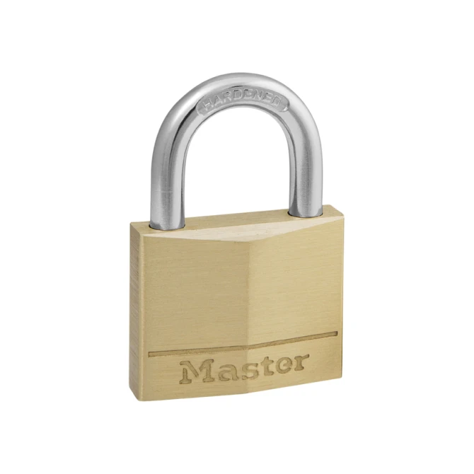 Hangslot MasterLock messing 40mm