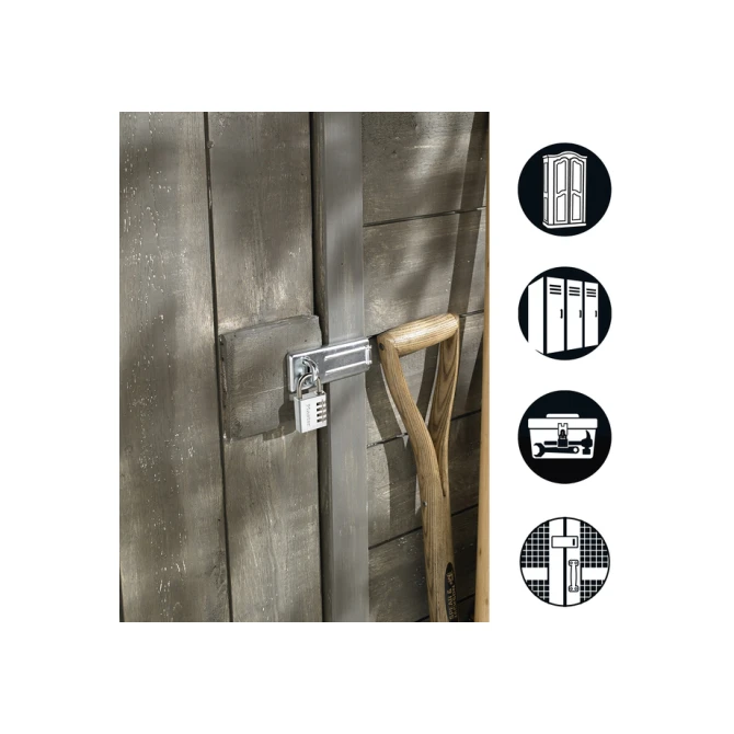 Hangslot MasterLock overval + aluminium 40mm