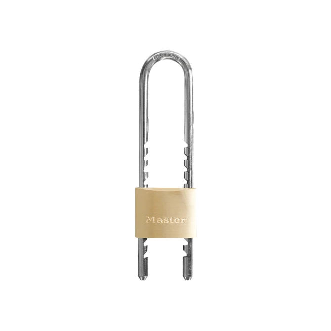 Hangslot MasterLock verstelbaar messing 50mm
