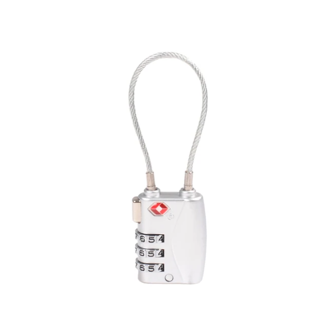 Hangslot Pavo met cijferslot en kabel TSA