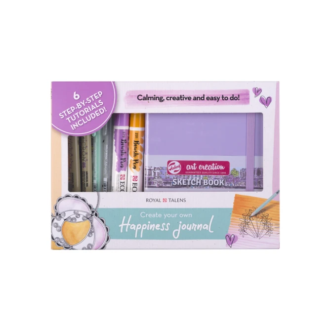 Happiness Journal Set Royal Talens 8-delig
