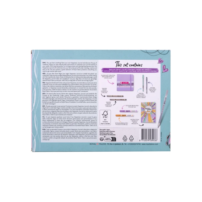 Happiness Journal Set Royal Talens 8-delig