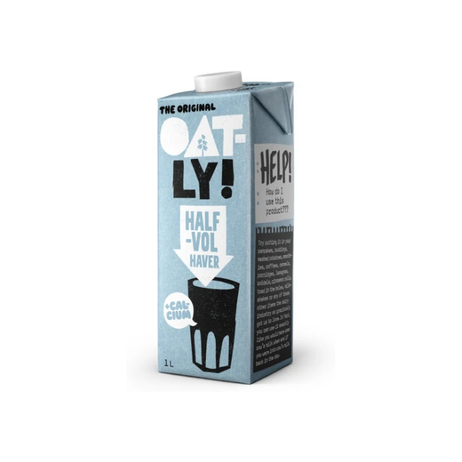 Haverdrank Oatly halfvol 1 liter