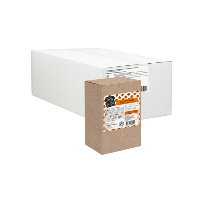 Hazelnootpasta VarieJantjes 12x20 gram zakjes
