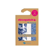 Hobbypapier Décopatch 30x40cm set à 4 vel thema Shades of Blue