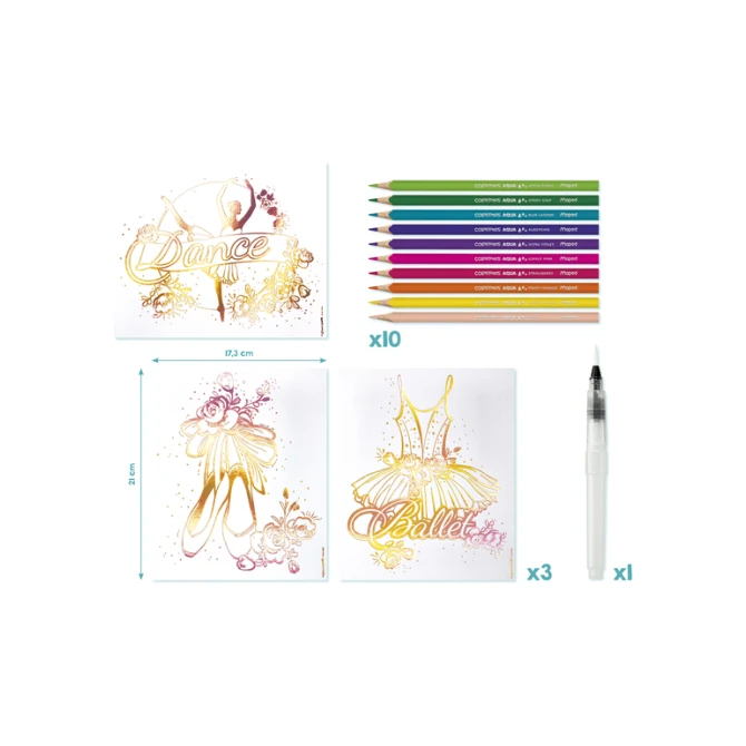 Hobbyset Maped Creativ Aqua'Art ballet 14-delig assorti