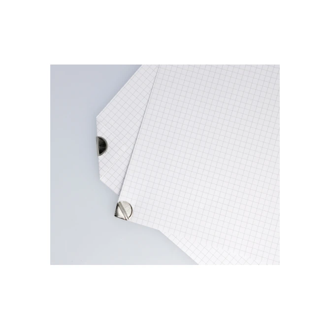 Hoekclips Westcott aluminium zilverkleurig doos à 100 stuks