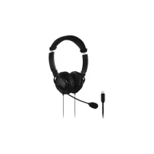 Hoofdtelefoon Kensington USB-C Hi-Fi met microfoon zwart Hoofdtelefoon Kensington USB-C Hi-Fi met microfoon zwart
