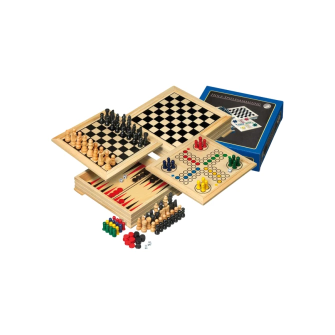 Houten spellendoos