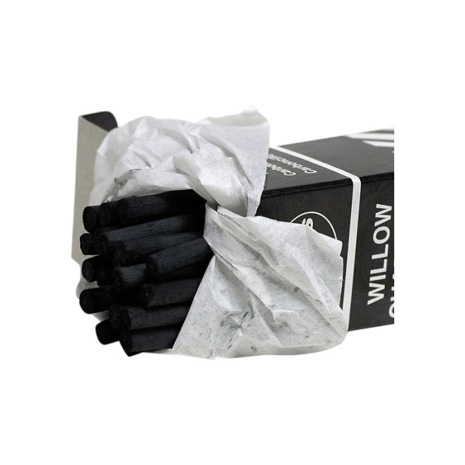Houtskool Coates 5-6mm doos à 25 stuks