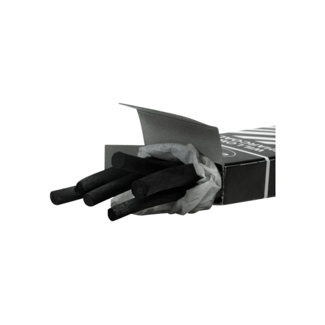 Houtskool Coates 5-6mm doos à 6 stuks