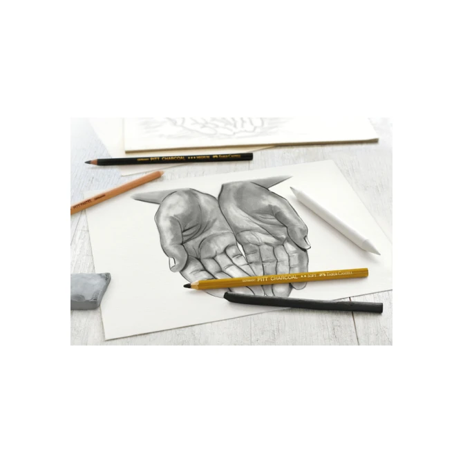 Houtskool Faber-Castell set 7-delig