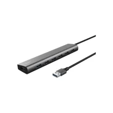 Hub Trust HALYX 7-port USB-A 3.2 zilver