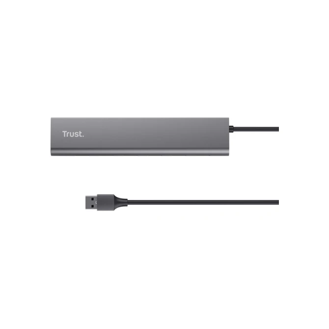 Hub Trust HALYX 7-port USB-A 3.2 zilver