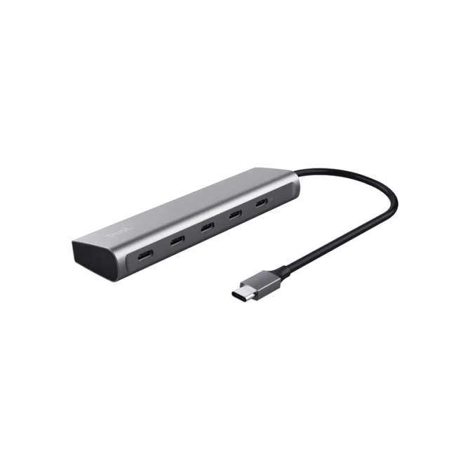 Hub Trust USB-C Halyx 5 poorts 25136