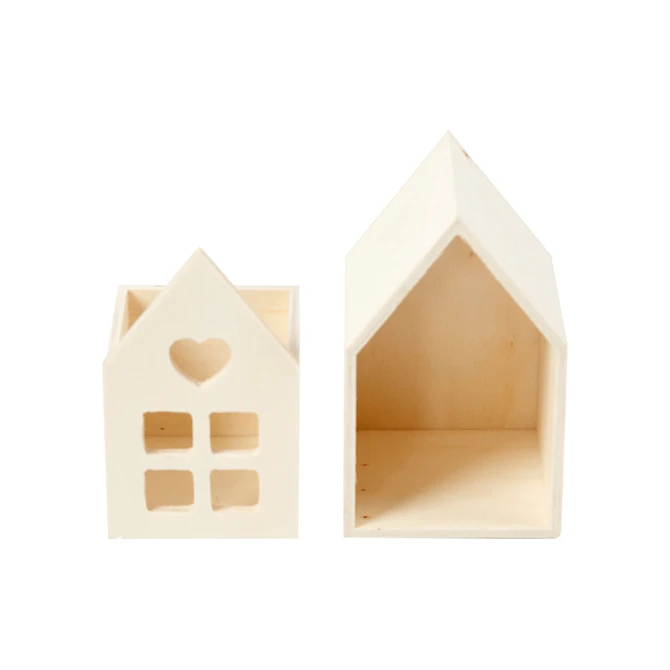 Huis met lade Creativ Company 10.8x6.8 cm hout