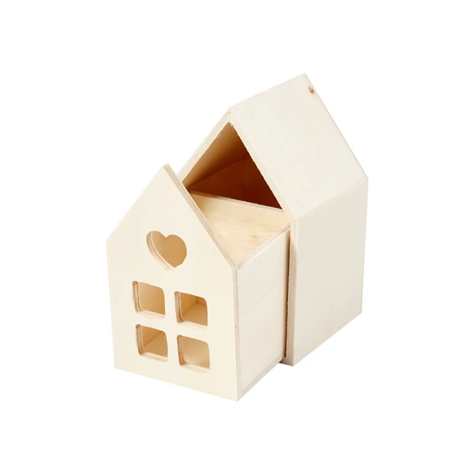 Huis met lade Creativ Company 10.8x6.8 cm hout