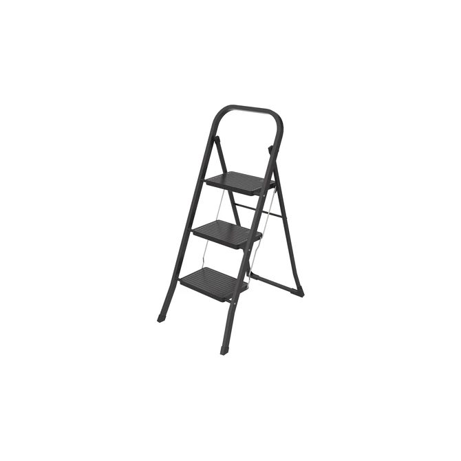 Huishoudtrap BRASQ 3 treden SL300 zwart