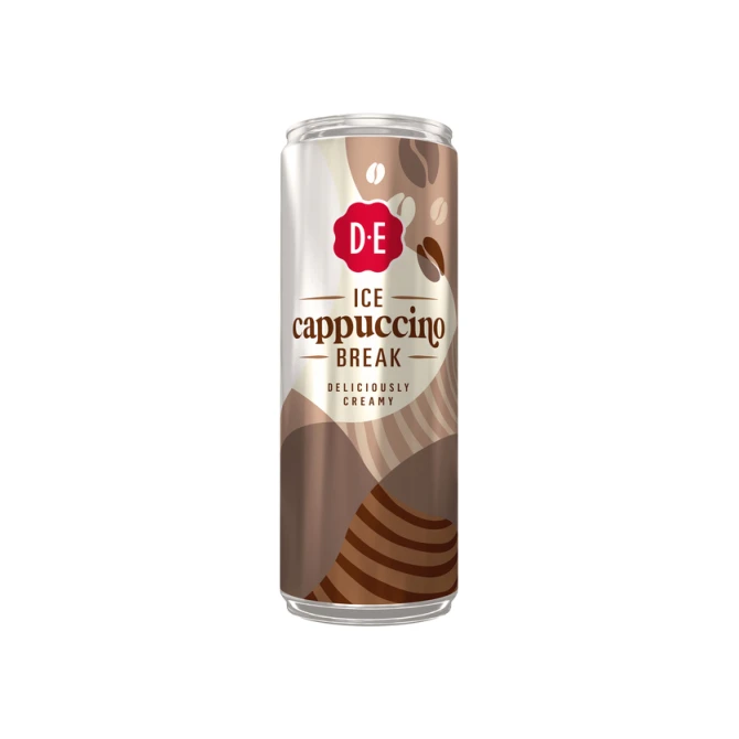 Ijskoffie Douwe Egberts cappuccino blik 250 ml