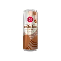 Ijskoffie Douwe Egberts moccha latte blik 250 ml