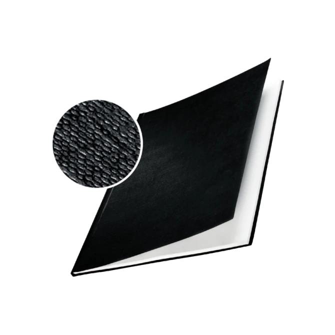 Inbindomslag Leitz 7mm harde kaft zwart 10 stuks