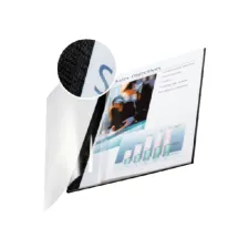 Inbindomslag Leitz 7mm zachte kaft zwart 10 stuks Inbindomslag Leitz 7mm zachte kaft zwart 10 stuks