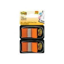 Indextabs 3M Post-it 680 25.4x43.2mm duopack oranje 100 vel Indextabs 3M Post-it 680 25.4x43.2mm duopack oranje 100 vel