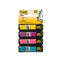 Indextabs 3M Post-it 683 11.9x43.2mm 4 kleuren 140 stuks Indextabs 3M Post-it 683 11.9x43.2mm 4 kleuren 140 stuks