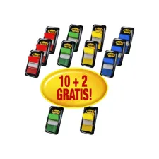 Indextabs Post-it 680 25.4x43.2mm 10+2 gratis assorti 50 tabs per dispenser Indextabs Post-it 680 25.4x43.2mm 10+2 gratis assorti 50 tabs per dispenser