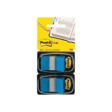 Indextabs Post-it 680 25.4x43.2mm duopack blauw 2x 50 tabs Indextabs Post-it 680 25.4x43.2mm duopack blauw 2x 50 tabs